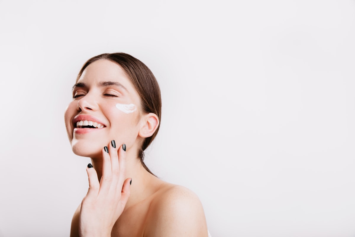 Skincare ingredient science visualization